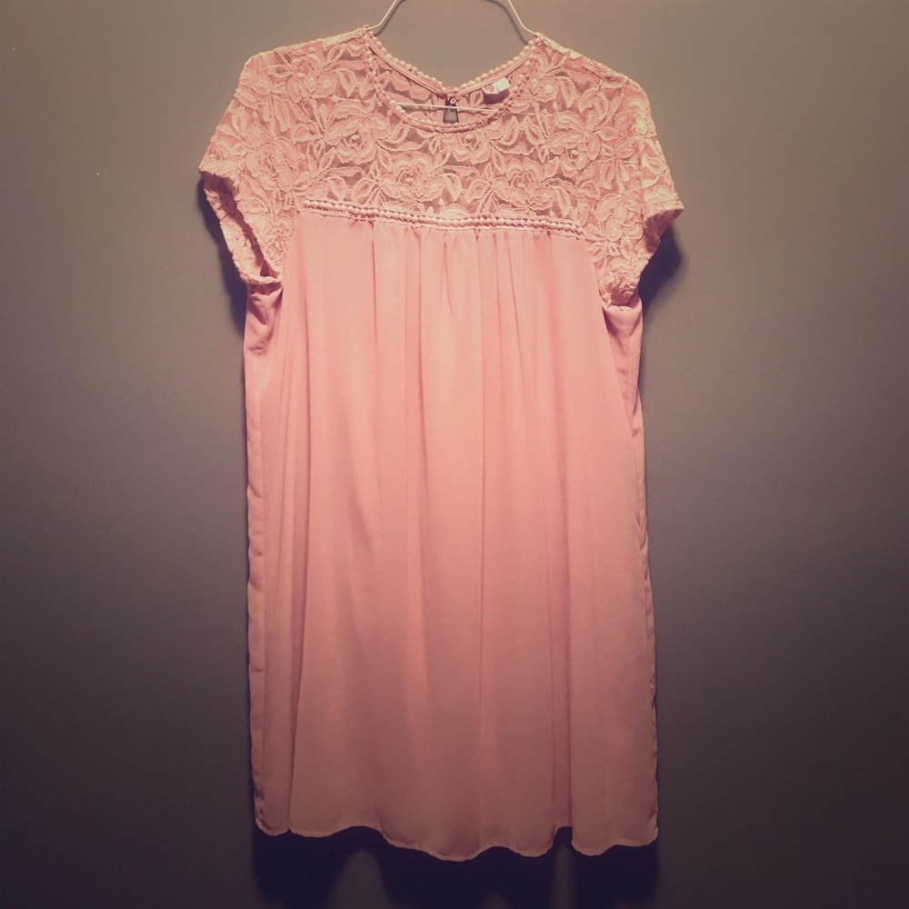 Light Pink Lace Dress